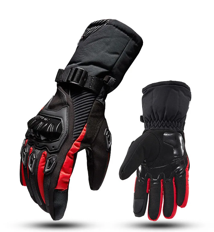 

High quality Warm Waterproof winter men and women racing Touchscreen Motorcycle Gloves, Black,blue, red