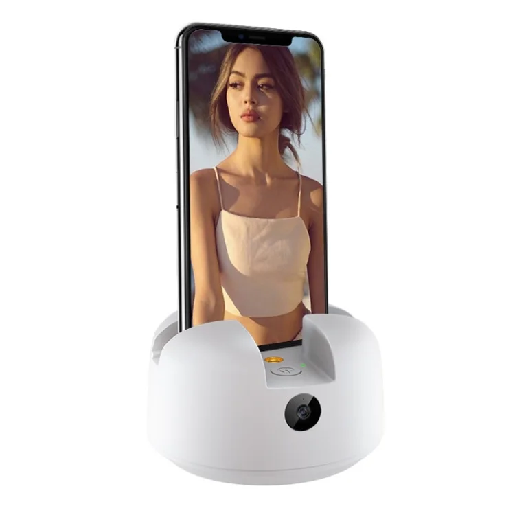 

Dropshipping Smart Follow Gimble Stabilizer Camera AI Face Tracking Desktop Selfie Video Stabilizer