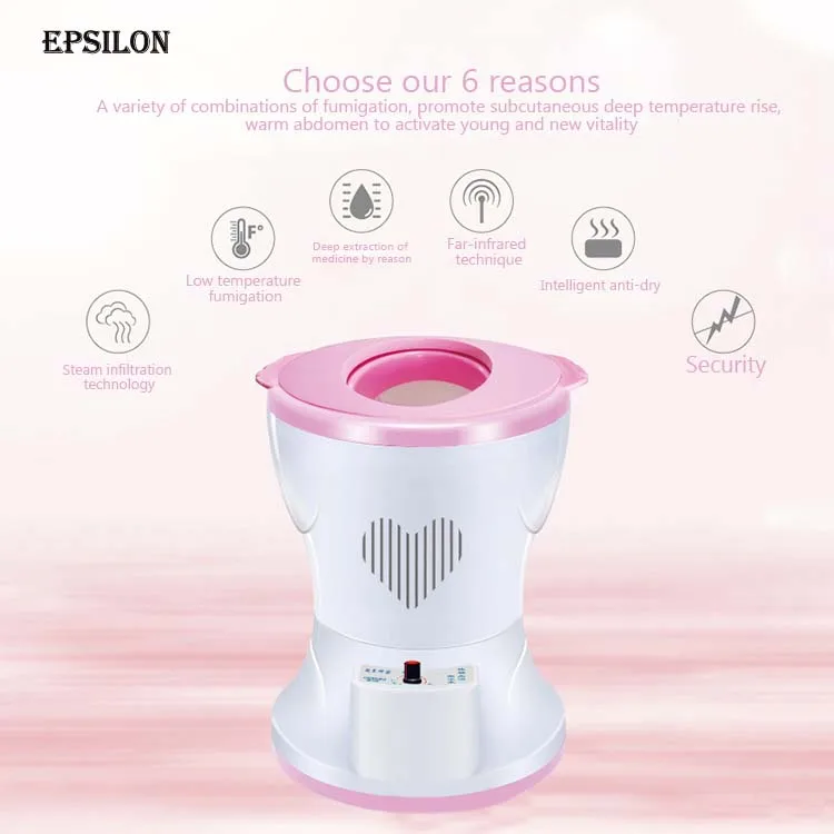 

Epsilon New Arrivals Electric Upgraded Herbs Steam Infiltration Seat Yoni Bucket Tub Vaginal Yoni Steam Seat