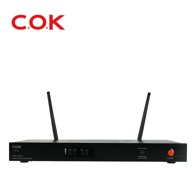 

C.O.K Microphone Wireless Ktv Karaoke Microphone with Noise Cancelling studio equipment home theatre system