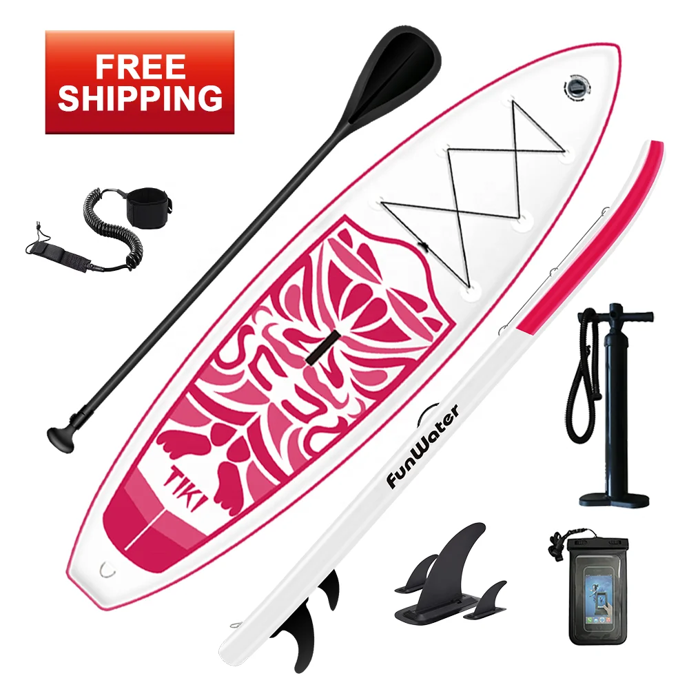 

FUNWATER Free shipping sup importing stand up paddle board pink paddle surfboard for sale cheap for unisex