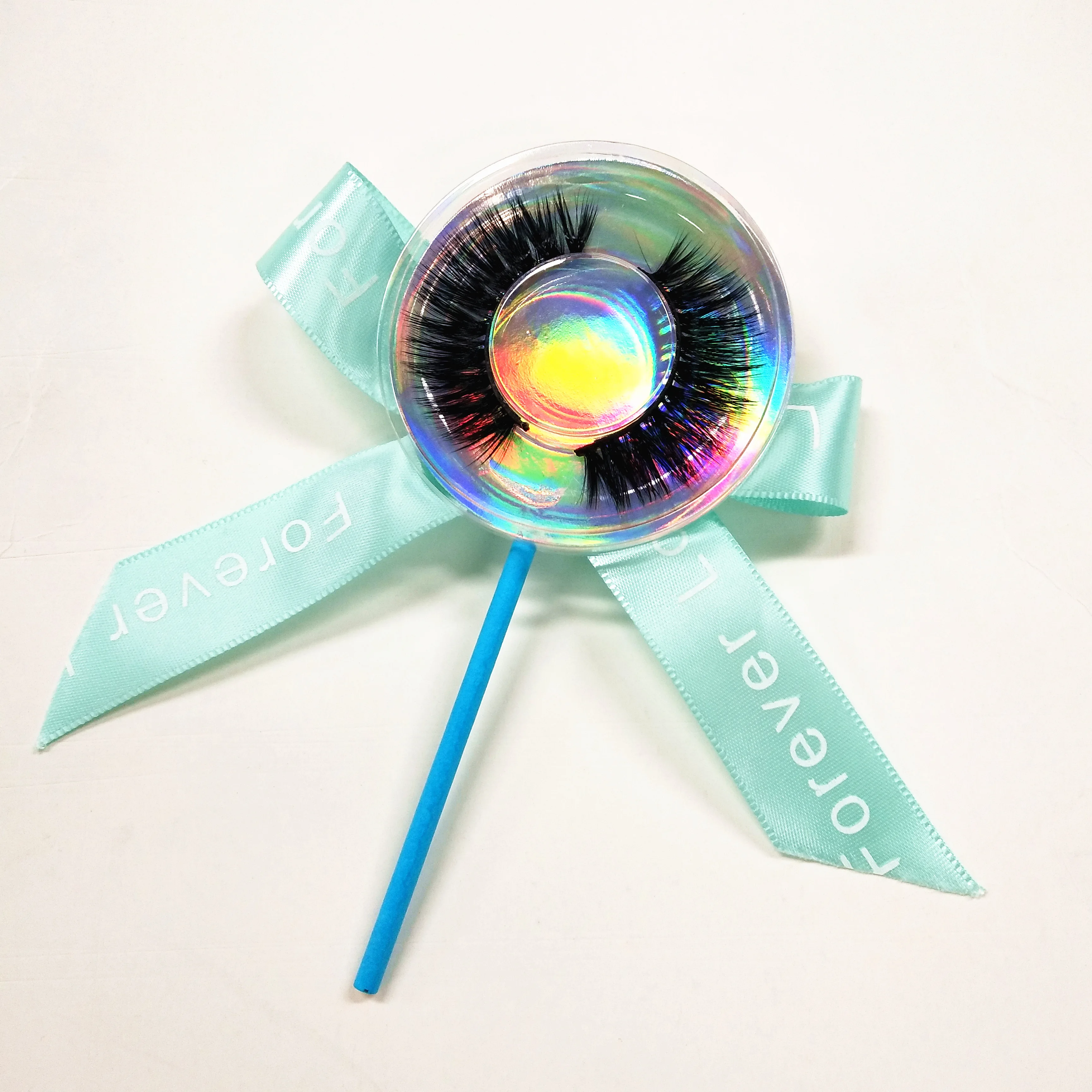 
Seashine Lashes Real Mink Lollipop Lashes Makeup Wispy False 5D Mink Eyelashes With Custom Box 