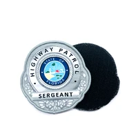 

VelcroPatch Factory Wholesale Customized Garment Badges Labels Woven Patches / Hook and Loop Fasteners