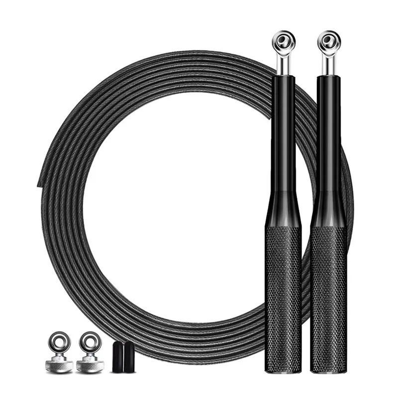 

Colourful Cheap High Fast Speed Rope Jump Rope Skipping Rope For Fitness, Black, silver ,red, yellow ,blue ,etc.