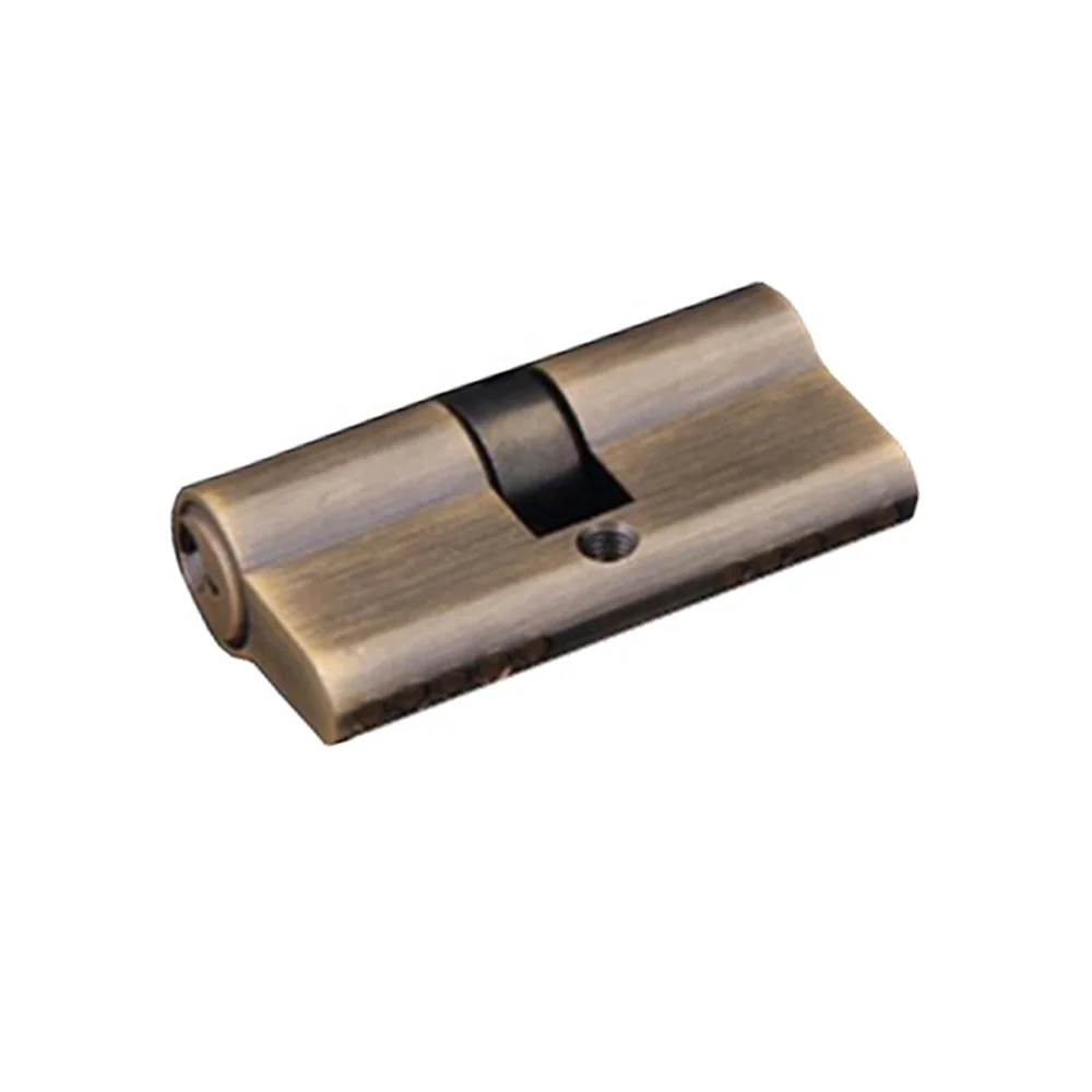 
Customized 5 Pin Solid Brass Euro Profile Door Lock Cylinder With 3pc Keys 