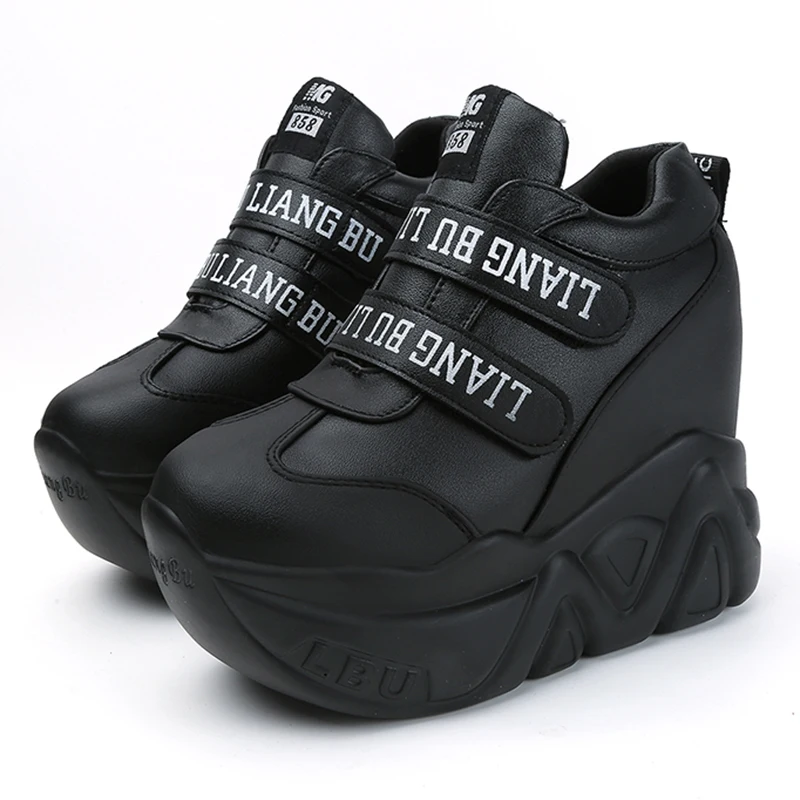 
height increasing women white wedges casual shoes 