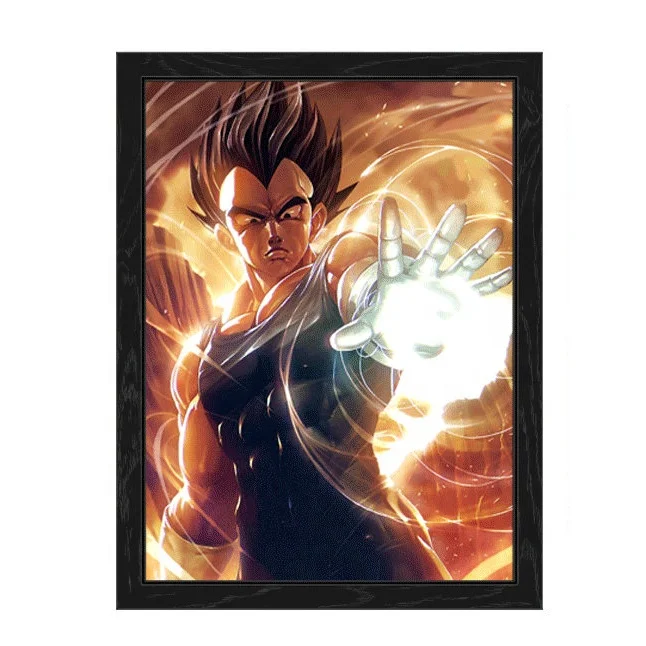 

Anime Dragon Ball 3D Anime Lenticular Posters 3D Changing Picture Triple Transition Poster Wall Stickers Anime Decor