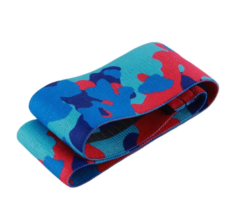 

Custom printing fabric High quality Exercise Fitness Hip Loop Booty Resistance Bands Set, Color avaliable