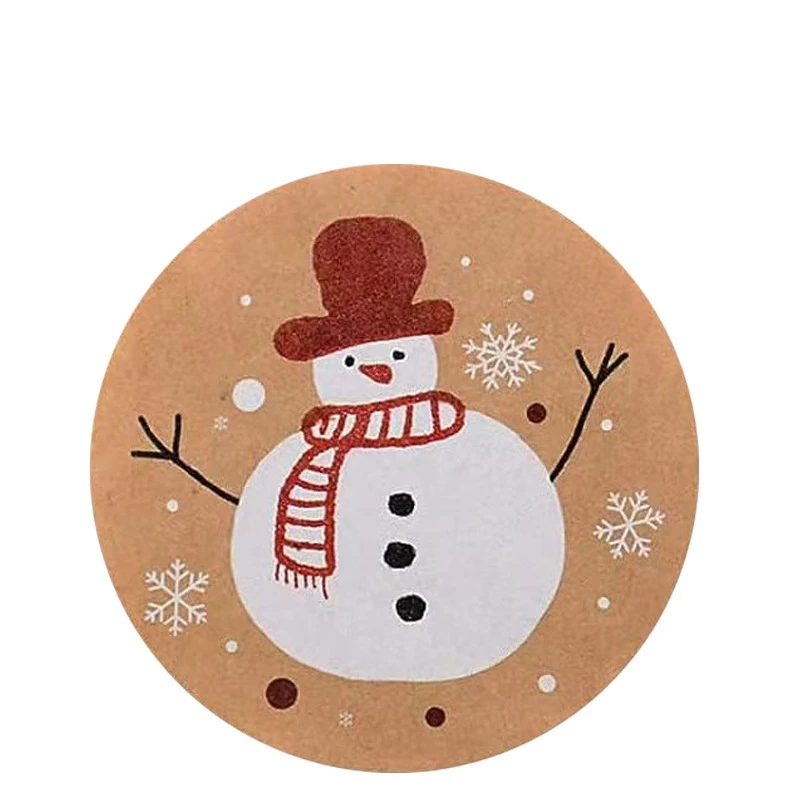 

Cailyn Christmas Merry Stickers Holiday Decoration Adhesive Gift Labels Wholesale Kraft Paper Custom Logo Printing Waterproof
