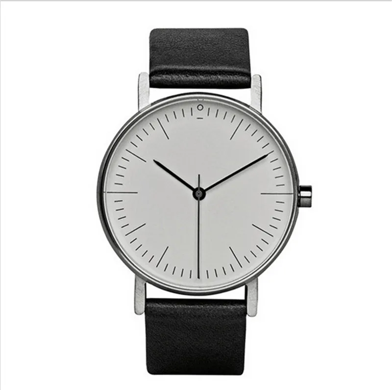 

WJ-9678 Men's Minimalist Leather Quartz Watch Yiwu Wholesale Business Watches Reloj De Los Hombres Popular Man's Cool Wristwatch, Mix