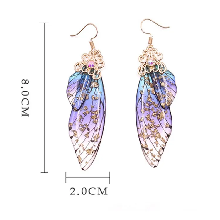 

Amazon Hot Sale Hollow Butterfly Wings Stainless Steel Stud Earrings