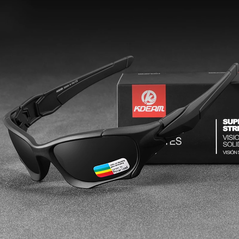 

KDEAM Brand Fashion Design Sunglasses UV400 Night vision SunGlasses for Men Sport, Custom colors