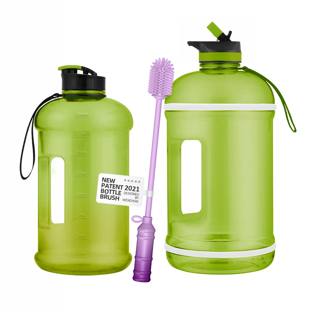 

Wholesale protable food grade gallon bottle silicone brush cleaner 31cm length with custom color, Can be customized as per the pantone number