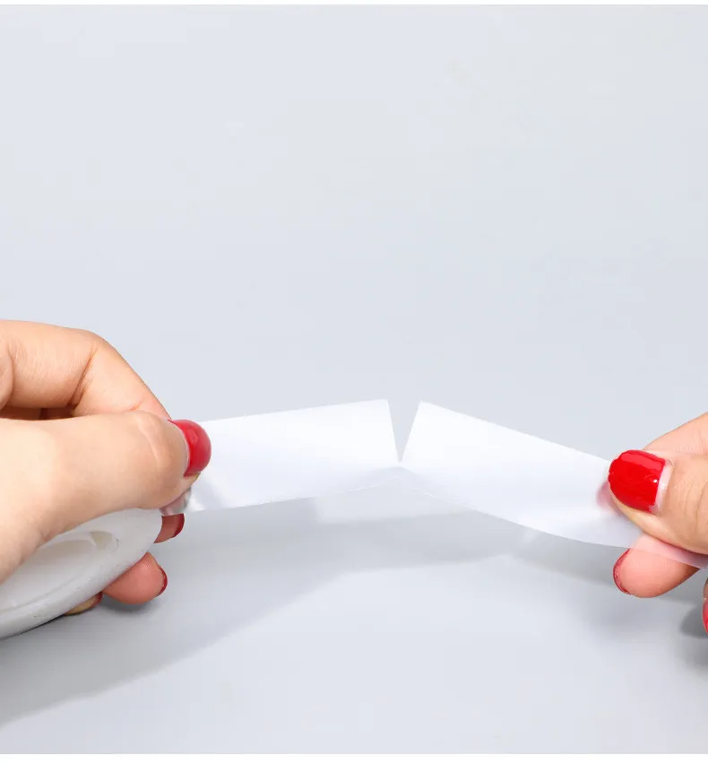 Single Sided 90mic Invisible Adhesive Clear Office Stationery Washi Tape With Dispenser