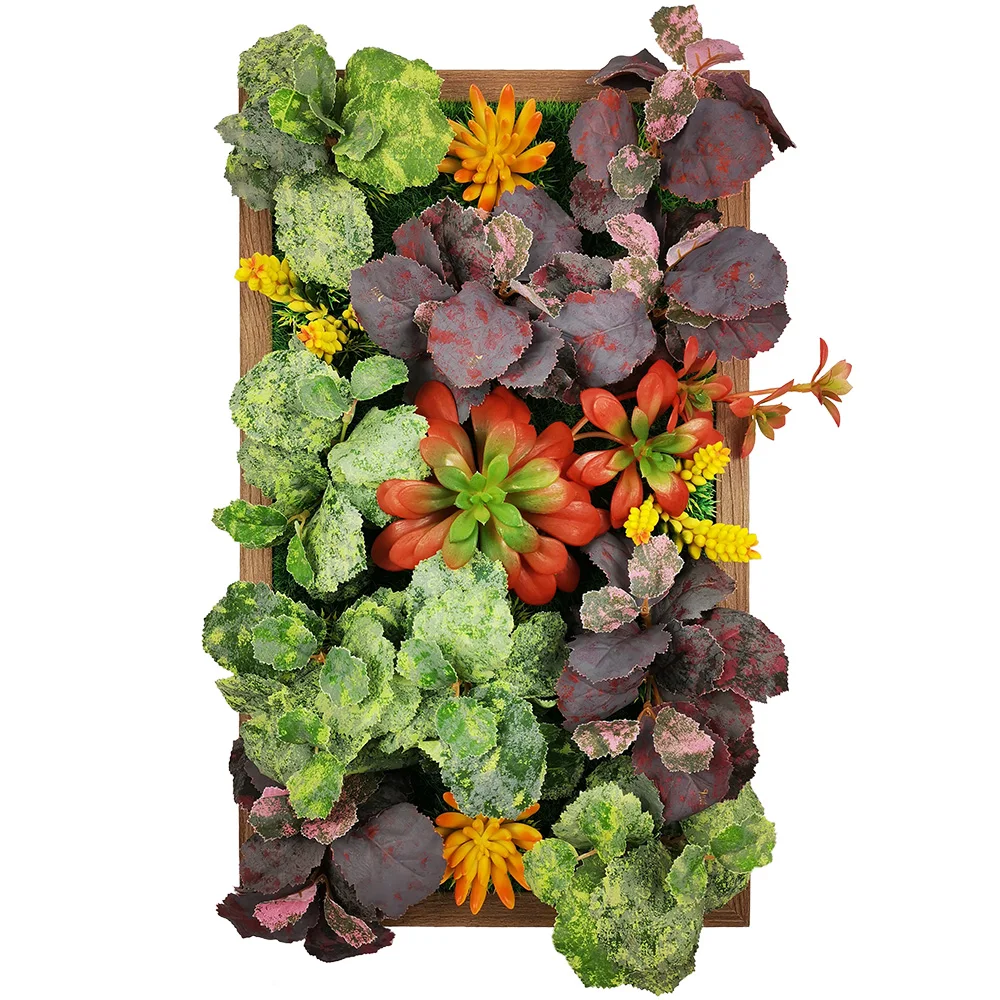 

3D Artificial Garden Wall Squares for wall decor 50*30cm, Pictures shown