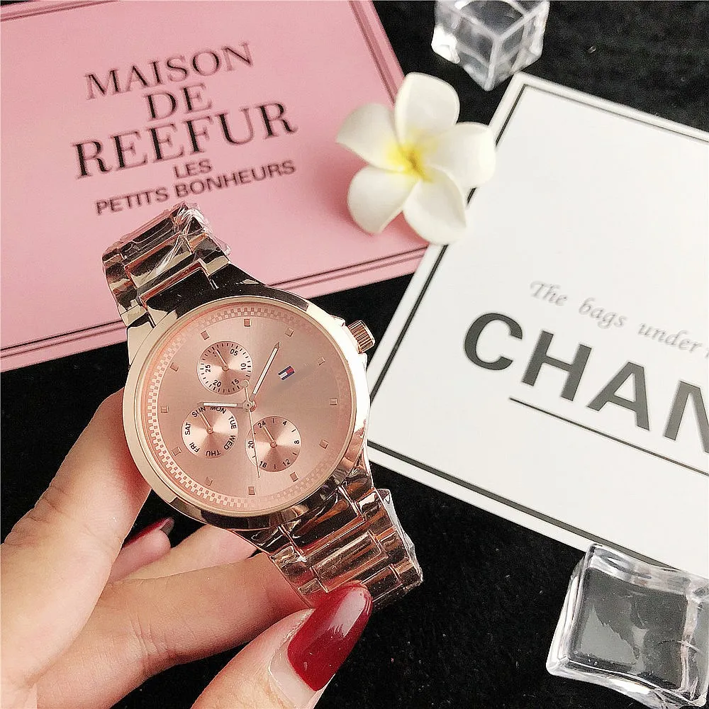 

desent watch gents luxury wristwatch mens premium quartz watch free shipping sale 2022 rose gold watch set
