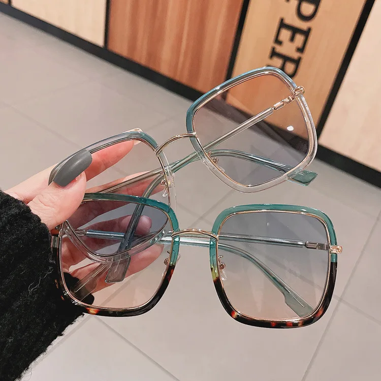 

sun glasses 2023 sunglasses retro oversized women shades square oversized lentes de sol uv400 gradient custom sunglasses