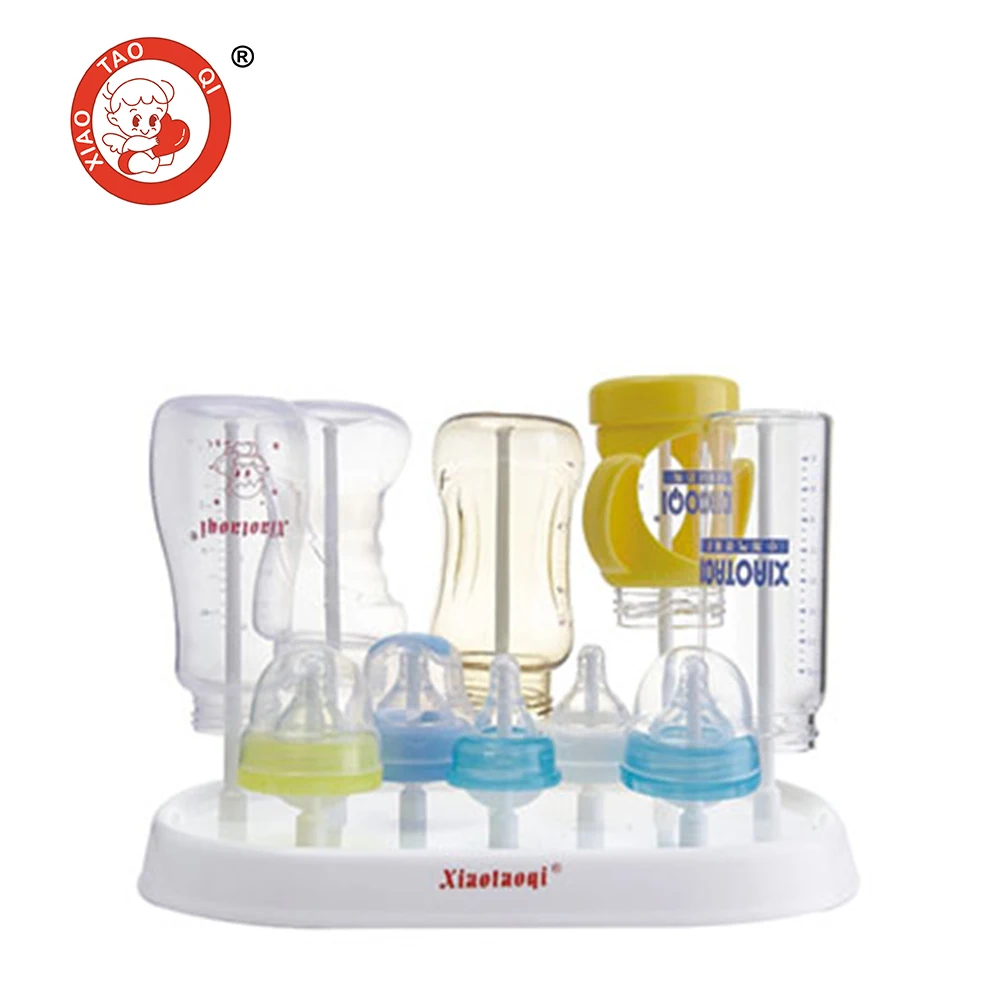 

Free Sample Kid Feeding Cup Dryer Rack Plastic Baby Bottle Drying Rack