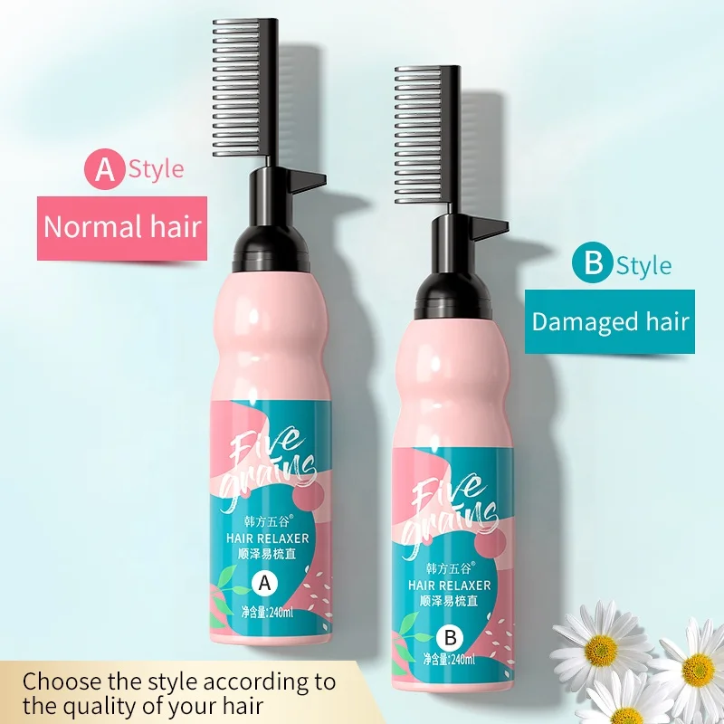 

Five Cereal's hair straightening cream hair relaxer cream for African hair