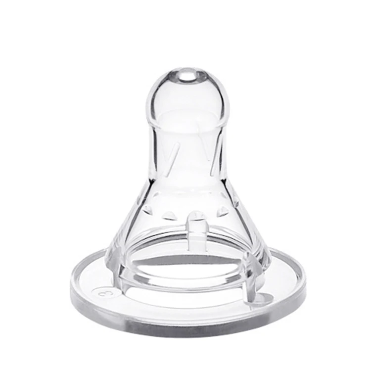 

Factory Price BPA Free Standard Neck Baby Feeding Teat Silicone Baby Nipple