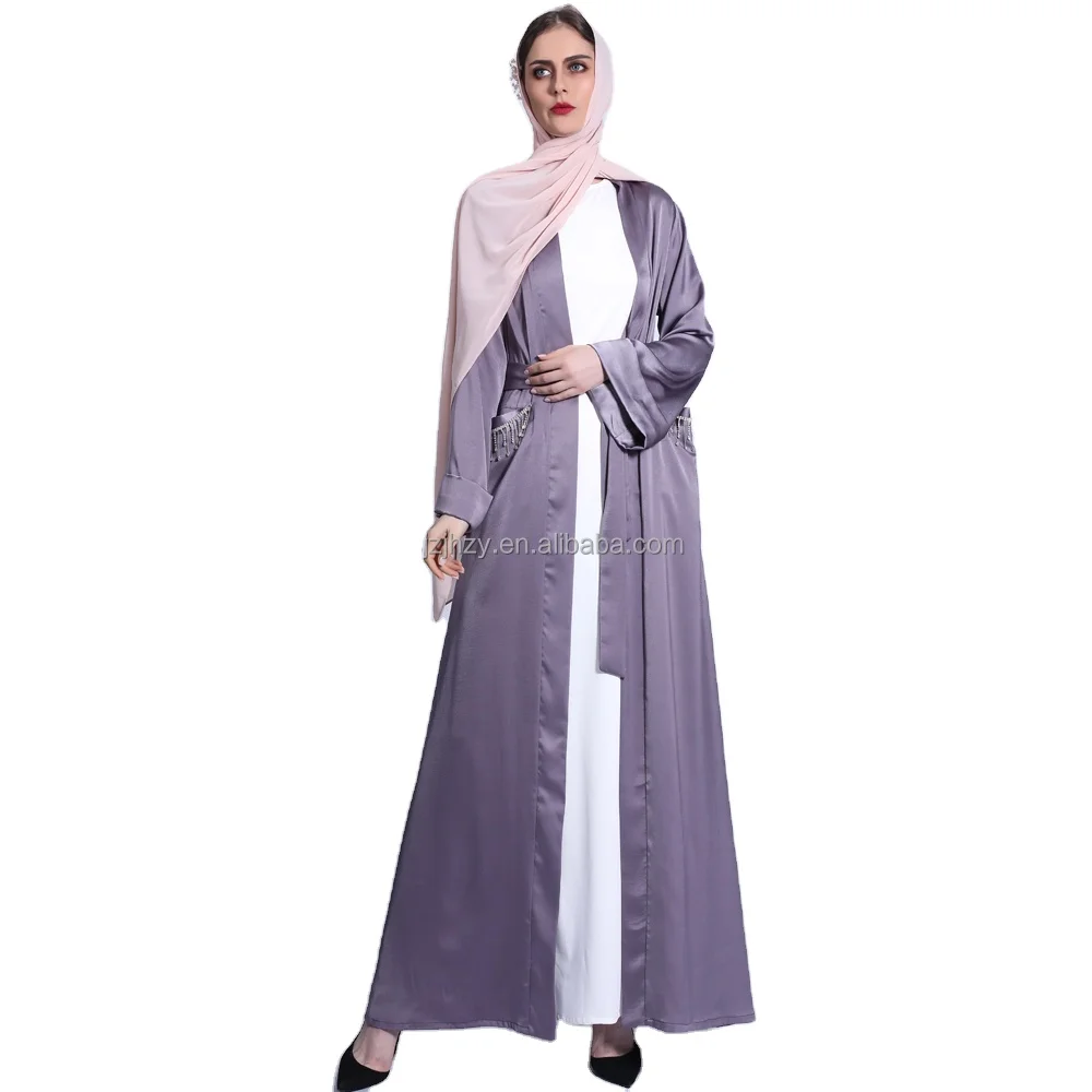 

Latest Abaya 2021 Islamic Abaya Dubai Jilbab Abaya Muslim Dress Open Burqa, Photo shown