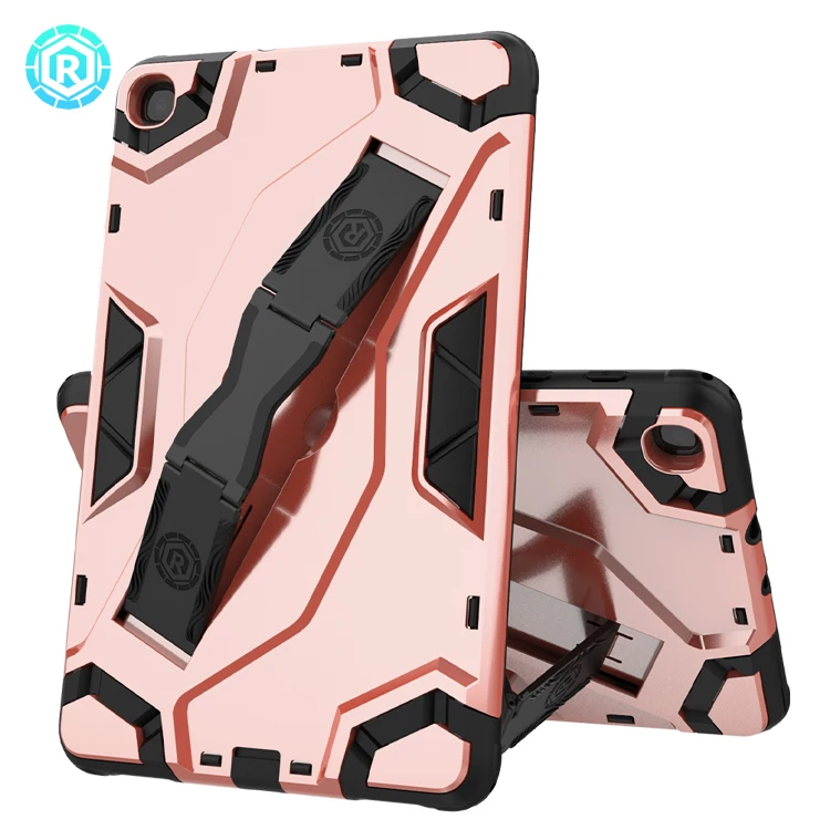 

Handle Kickstand Case Logo Available For Samsung Tab A 8.4 2020 With Strap Case Tablet, Black white grint rose gold