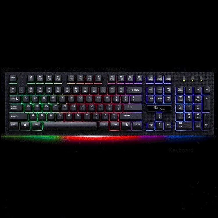 

Ready to Ship ZGB G20 104 Keys USB Wired Keyboard Mechanical RGB Backlight Laptop Gaming Keyboard