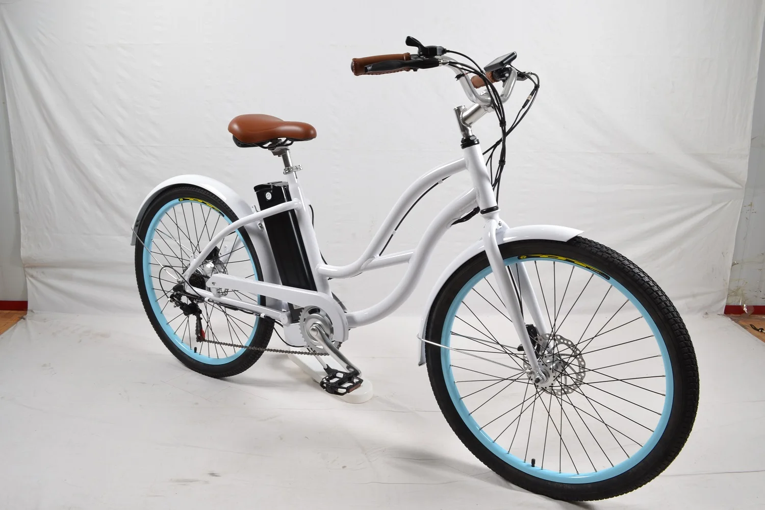 Cool 36v 350w Motor Electric Beach Cruiser With 26inch Fat Tire Beach Cruiser Ebike/electric 