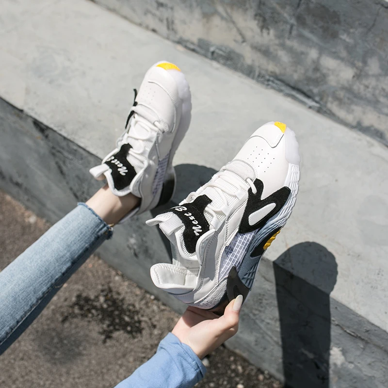 

New arrival light breathable upper fashion casual sports shoes women sneakers ladies shoes women, Optional