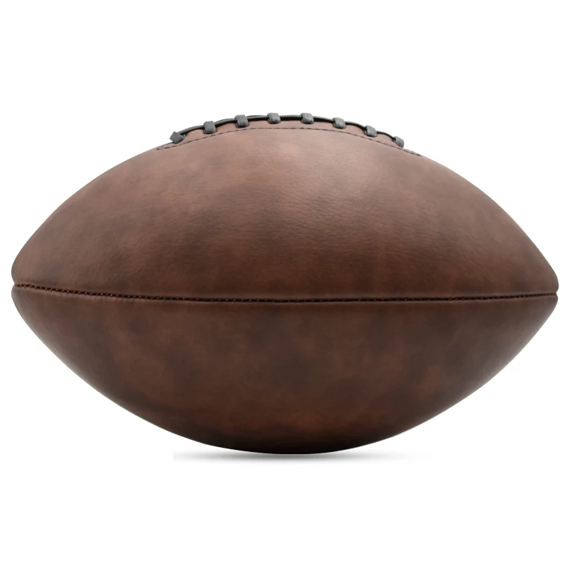 

American Football Ball Official Size  Machine Sewn PU American Football Ball, Customized color