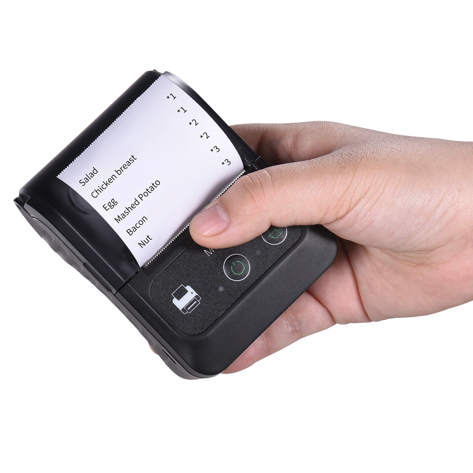 

OWNFOLK Thermal Receipt Printer Portable Mini Wireless Thermal Printer USB Receipt Bill Ticket for iOS Android Windows