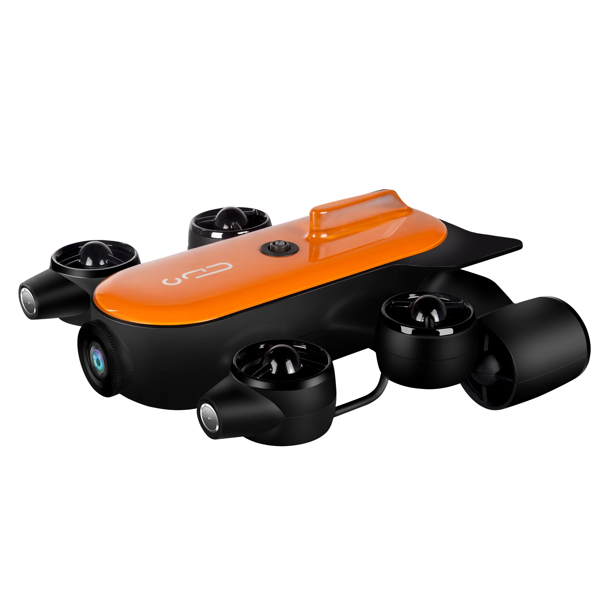 

sea drone T1 speed at 2 m/s in sea with 4K UHD Camera 3000LM LED dive 150 meters deep sea real-time video of underwater drone, Orange