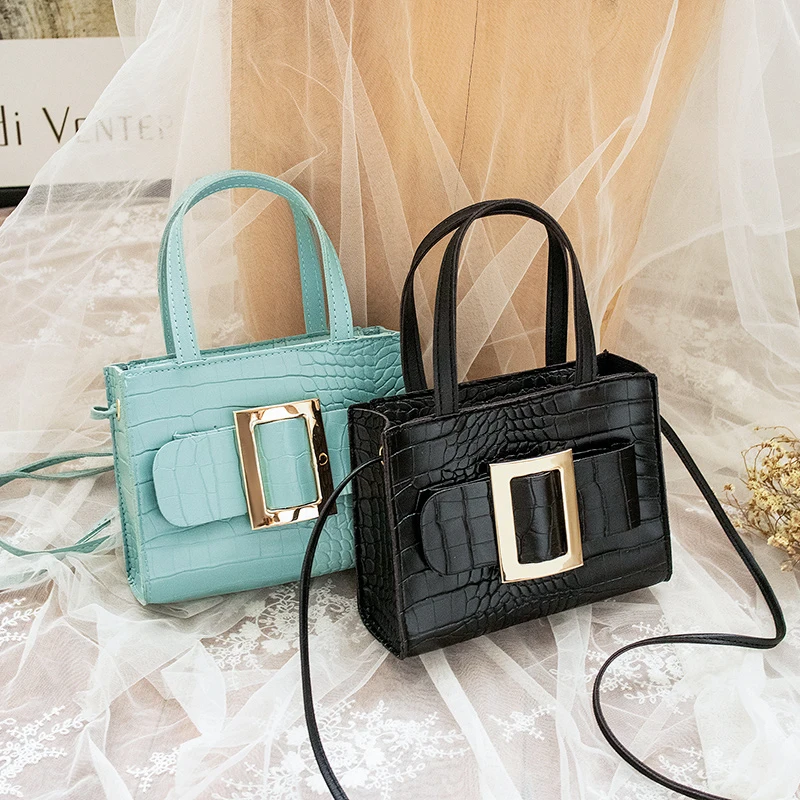 

2022 Hot sale Fashion small ladies Hand bags For Women pu Shoulder Crossbody Mini phone Crocodile Leather Handbags
