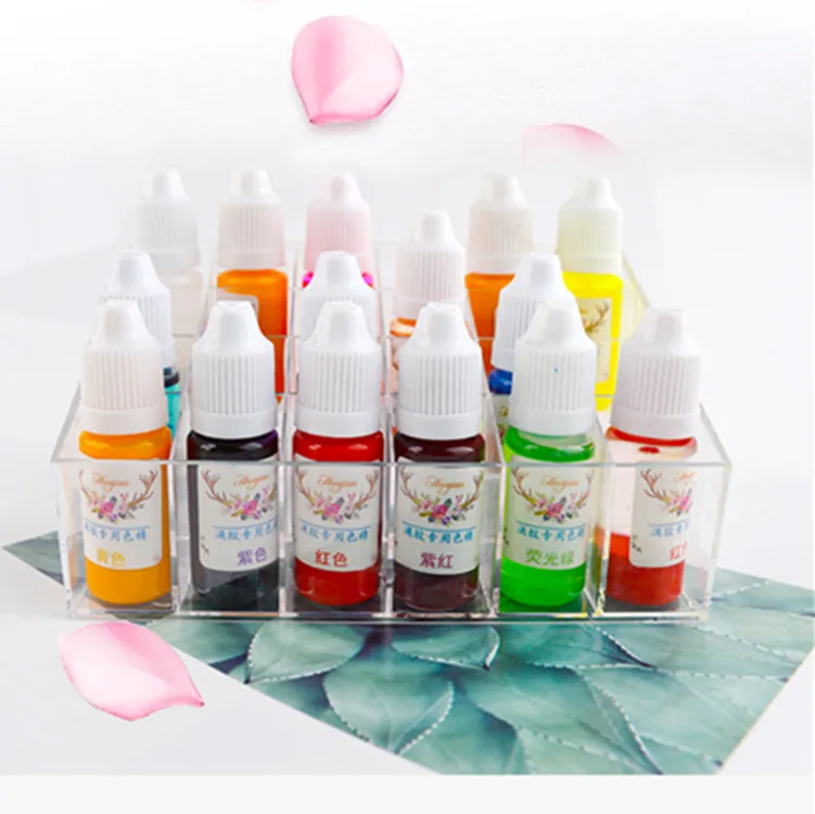 

1313 DIY crystal epoxy uv resin glue pigment filled pearlescent fine pigment, Picture colors