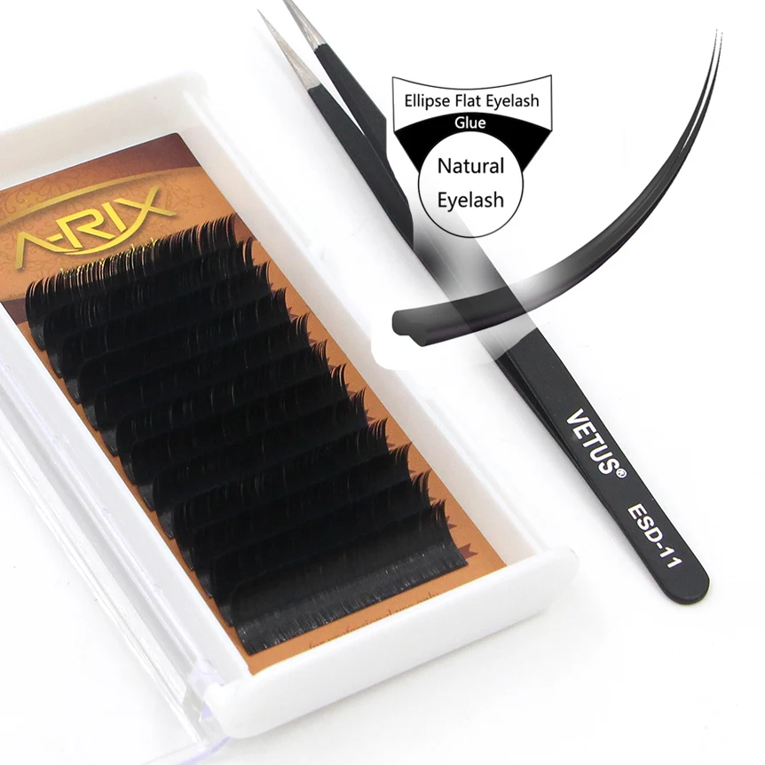 

Flat Classic Lash Extensions Private Label 0.25 Flat Lashes