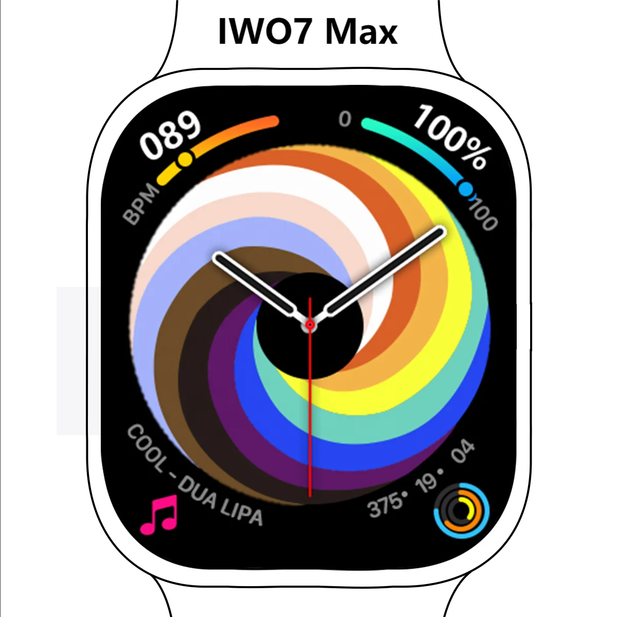 

IWO7 Max new hot selling series 7 smart watch IWO7 IW07 1.82inch IP68 Full touch screen smartwatch IWO7Max, Multi