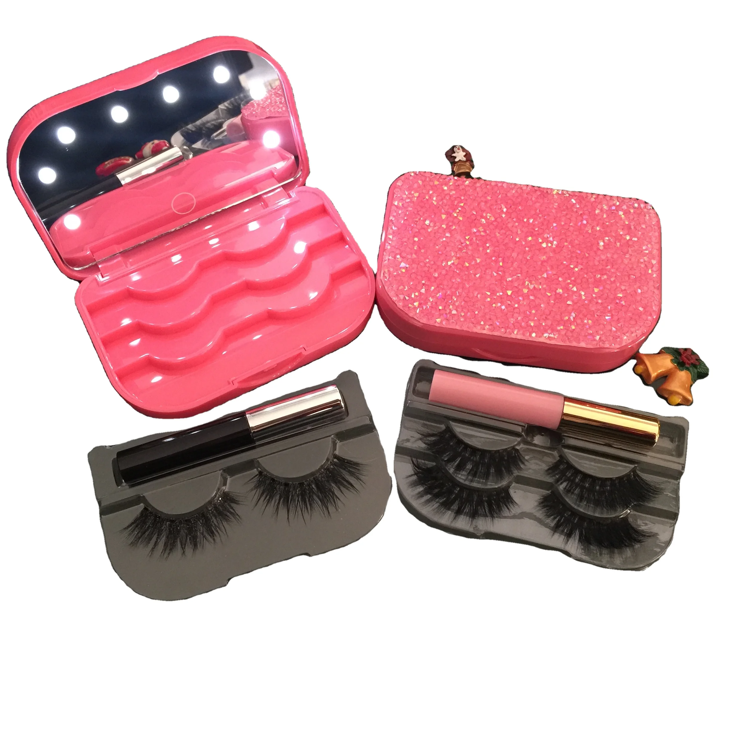 

New design 2021 25mm mink lashes with custom logo private label package cheaper wholesale price China vendor, Black