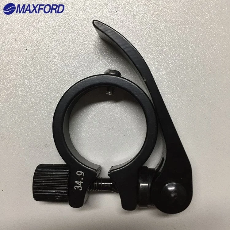 

MAXFORD Bike Alloy seat post clamp 28.6/31.8/34.9/38.1/40mm Anti theft Bicycle Quick Release Clamp Parts, Black,silver and customized color