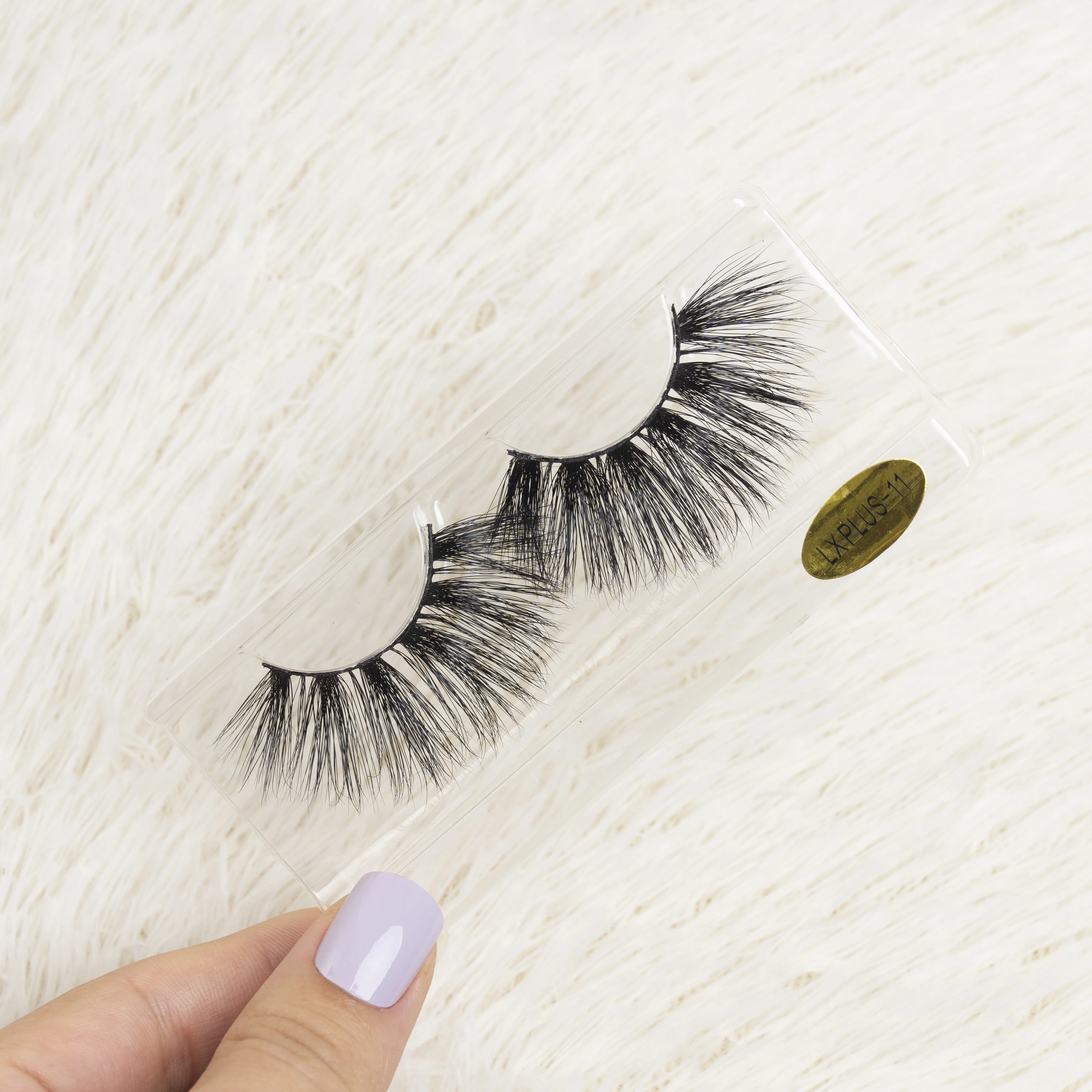 

wholesale 3d mink eyelashes real fur 100% real mink strip 3d, Black color, colorful color also available