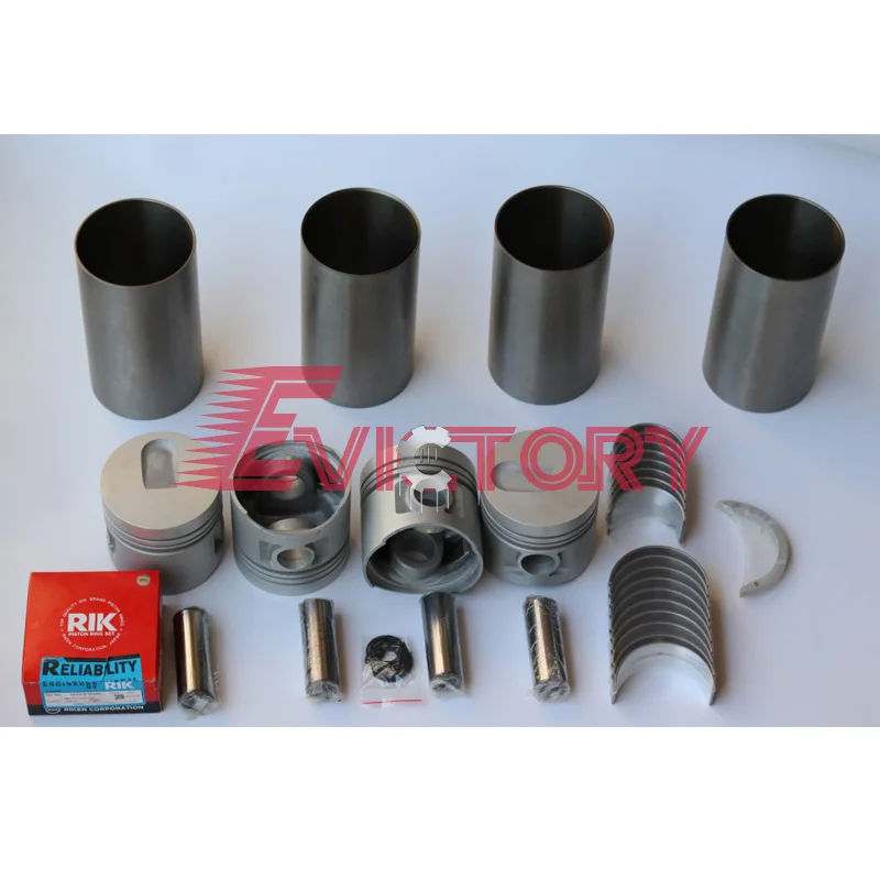 

For Mitsubishi S4E-2 S4E2 rebuild kit piston ring liner gasket bearing valve