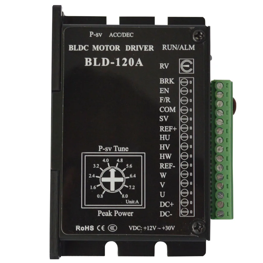 

Bld-120a 24v Brushless Driver BLD-120A For 3 Phase Nema 23 Brushless Motor SUMTOR