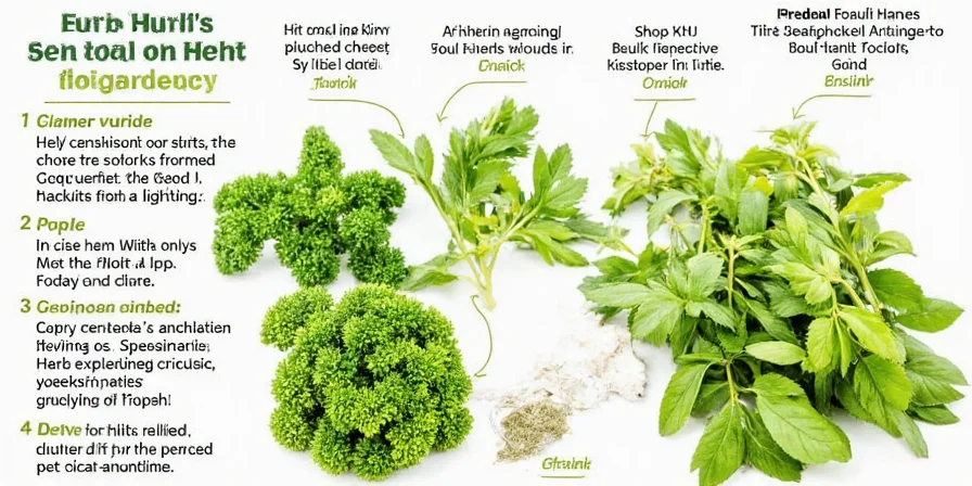 Fresh Herbs in a Bowl