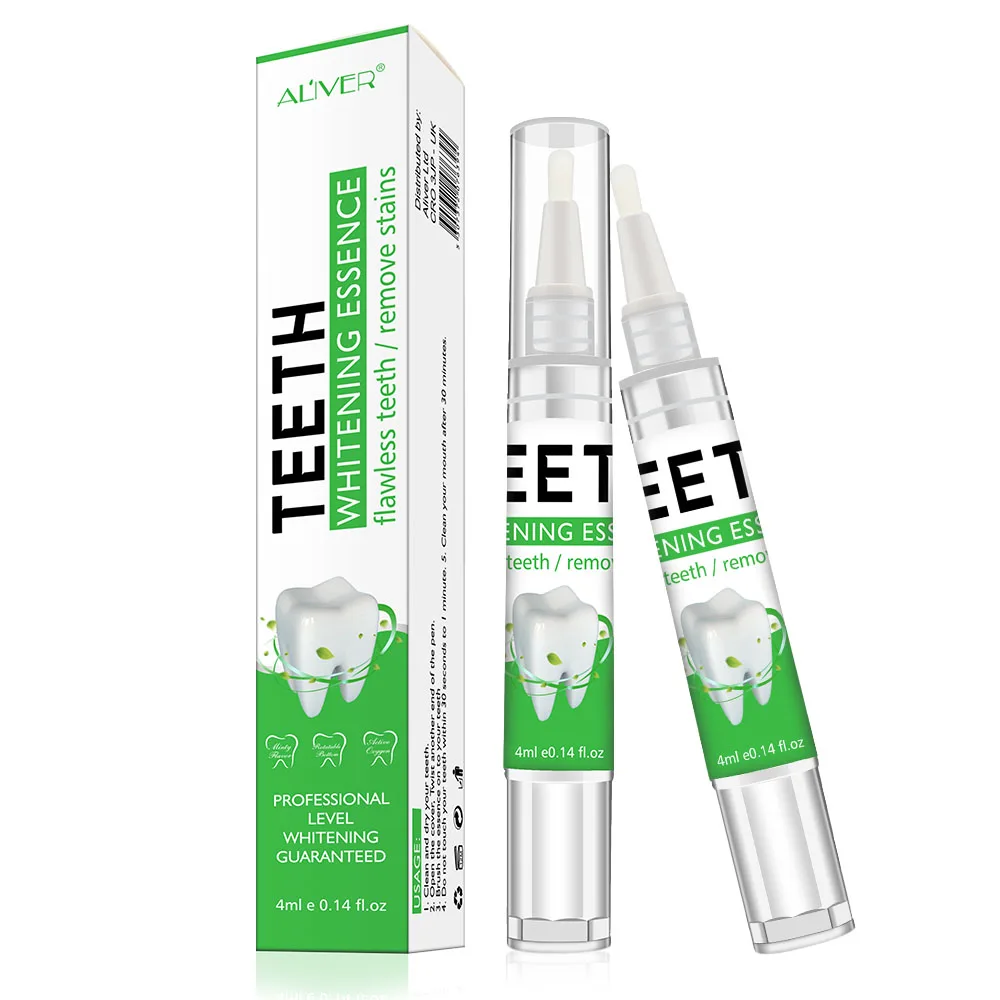 

ALIVER 4ml Private Label Travel-friendly Comfort Effective Painless Dazzling Whitening Teeth Pen