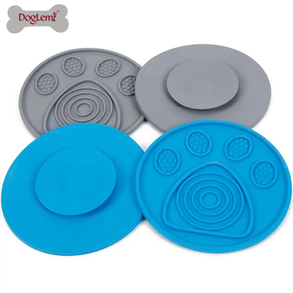 Hot Sale Dog Bath Lick Pad Mat Suction Cup Pet Slow Feeders Bathing Licking Mat