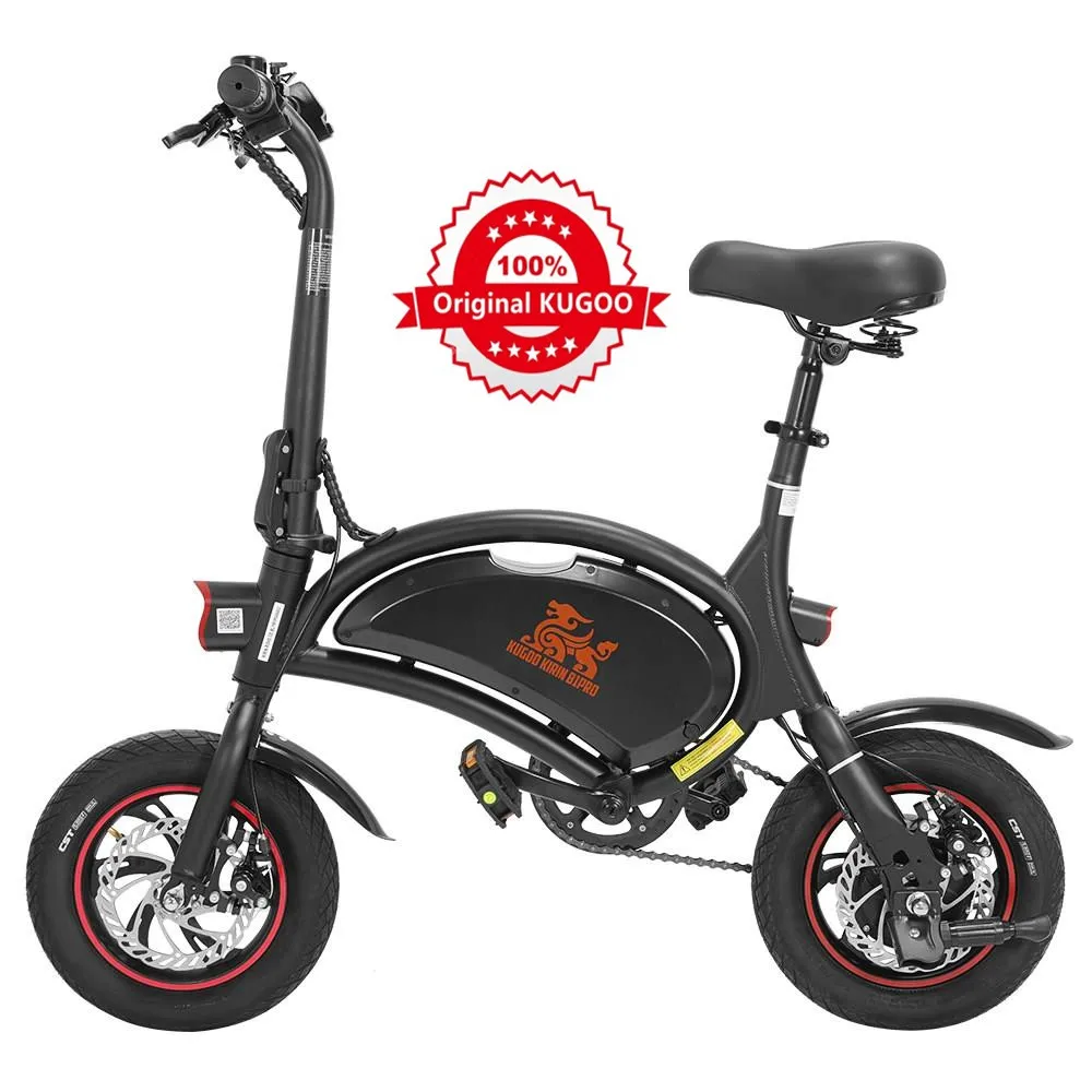 

[EU STOCK] KUGOO B1 PRO Electric Bike 12Inches Pneumatic Tyre Scooter Brushless Motor Bike 36V 10AH scooter