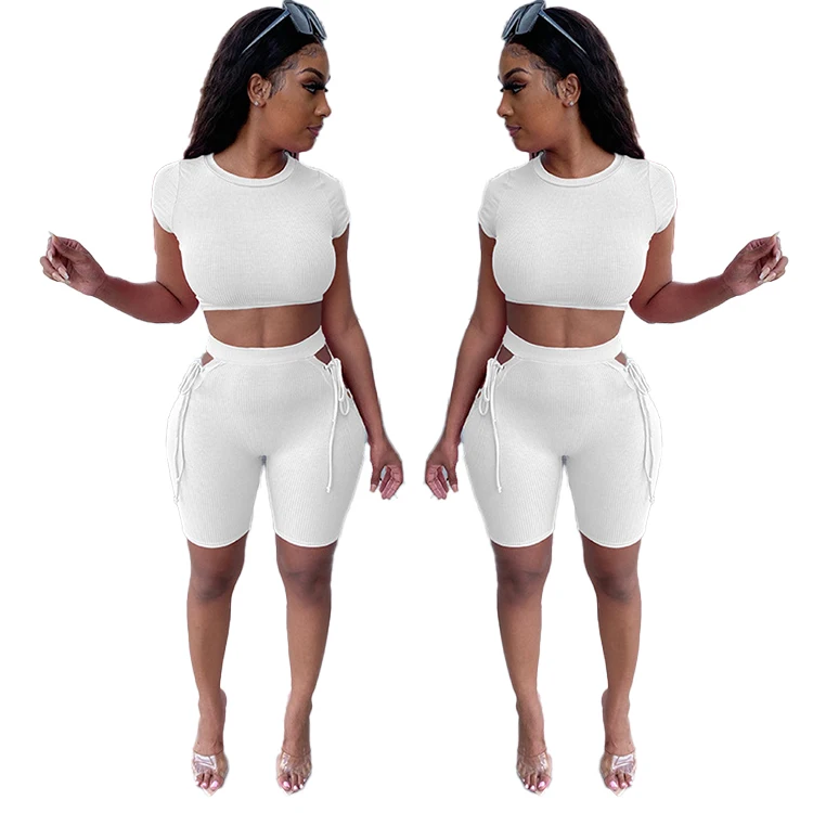 

S-L 2 peice short sets short pants two piece 2 piece set women, Picture