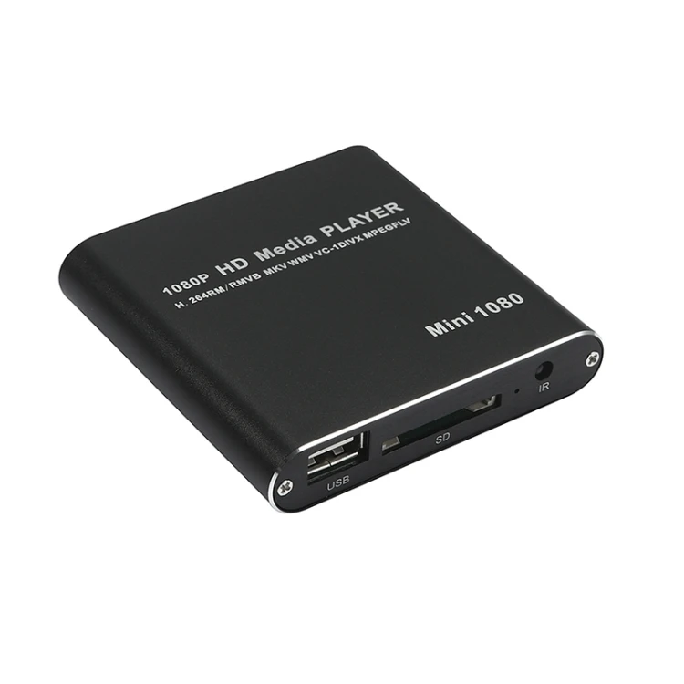 

Best Selling US Plug 1080P HD Media Play Box USB MMC Card HDD Player, Black.blue,silver