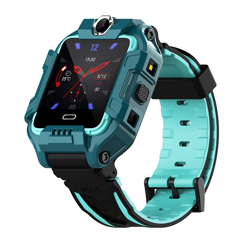 

Wholesale 1.4 inch colorful screen Waterproof Real Time Positioning Y99A children smart watch for child, Green,purple