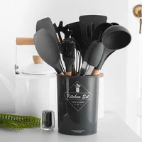 

RTS Stainless Steel Kitchen Accessories Sets of 11 piece Silicone Kitchen Utensils Cooking Utensil