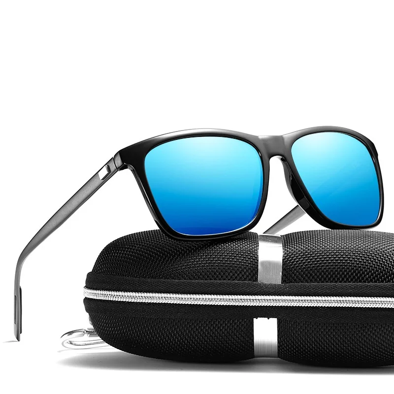 

Lmamba 2021 New Polarized Square PC Frame Sunglasses Women Brand Designer Men Colorful Fashion Driving Sun Glasses